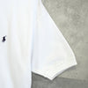 Polo Ralph Lauren logo short-sleeved polo shirt in white
