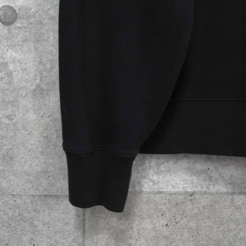 ラルフローレン ロゴ ハーフジップ スウェット ブラック - NEWSED