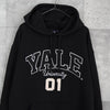 イェール カレッジロゴ フーディー パーカー ブラック