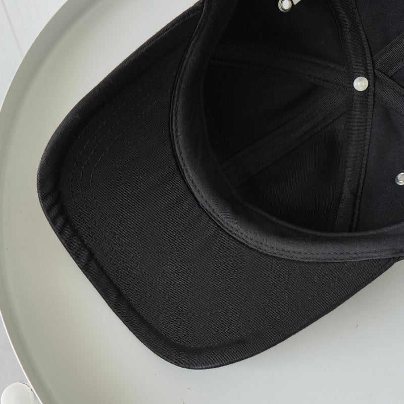 アミパリ アミ パリス ハートロゴ キャップ ブラック - NEWSED