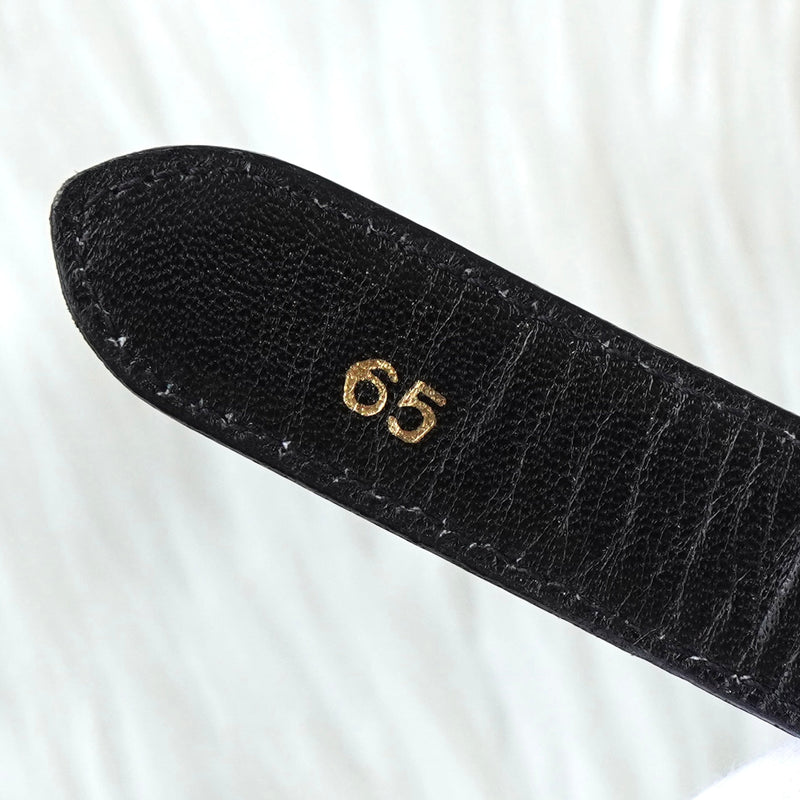 セリーヌ ヴィンテージ 輪馬車 サルキー レザー ベルト ブラック - NEWSED