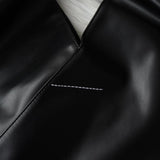 エムエムシックス メゾン マルジェラ レザー ジャパニーズバッグ クラシック トートバッグ ブラック - NEWSED