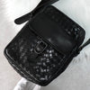 Bottega Veneta Intrecciato 皮革单肩包 Pochette 黑色