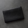 プラダ サフィアーノレザー 三角プレート 二つ折り財布 ブラック