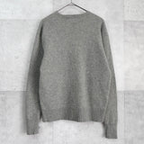 ポロ ラルフローレン ロゴ 刺繍 ニット グレー レディース - NEWSED