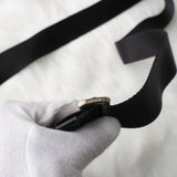 プラダ キルティング ポコノ テスート ナイロン サフィアーノ レザー ショルダーバッグ 三角プレート ブラック - NEWSED