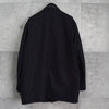 ジバンシィ パンチング フェイクレザー切り替え メンズ ナイロンジャケット ダークネイビー