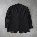ジバンシィ ヴィンテージ ストライプ柄 シングル テーラードジャケット グレー - NEWSED