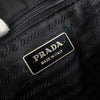 プラダ テスート ポコノ ナイロン ロゴ ハンドバッグ ブラック