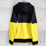 ポロ スポーツ ラルフローレン バイカラー フーデッド ナイロンジャケット フリースジャケット イエロー/ブラック - NEWSED