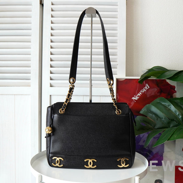 CHANEL トリプルココマーク　カゴバッグ CHANEL - CHANEL トリプルココマーク カゴバッグの通販 by y〜me's
