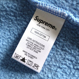 シュプリーム アーチロゴ バイカラー パーカー フーディー ブラック / ブルー - NEWSED