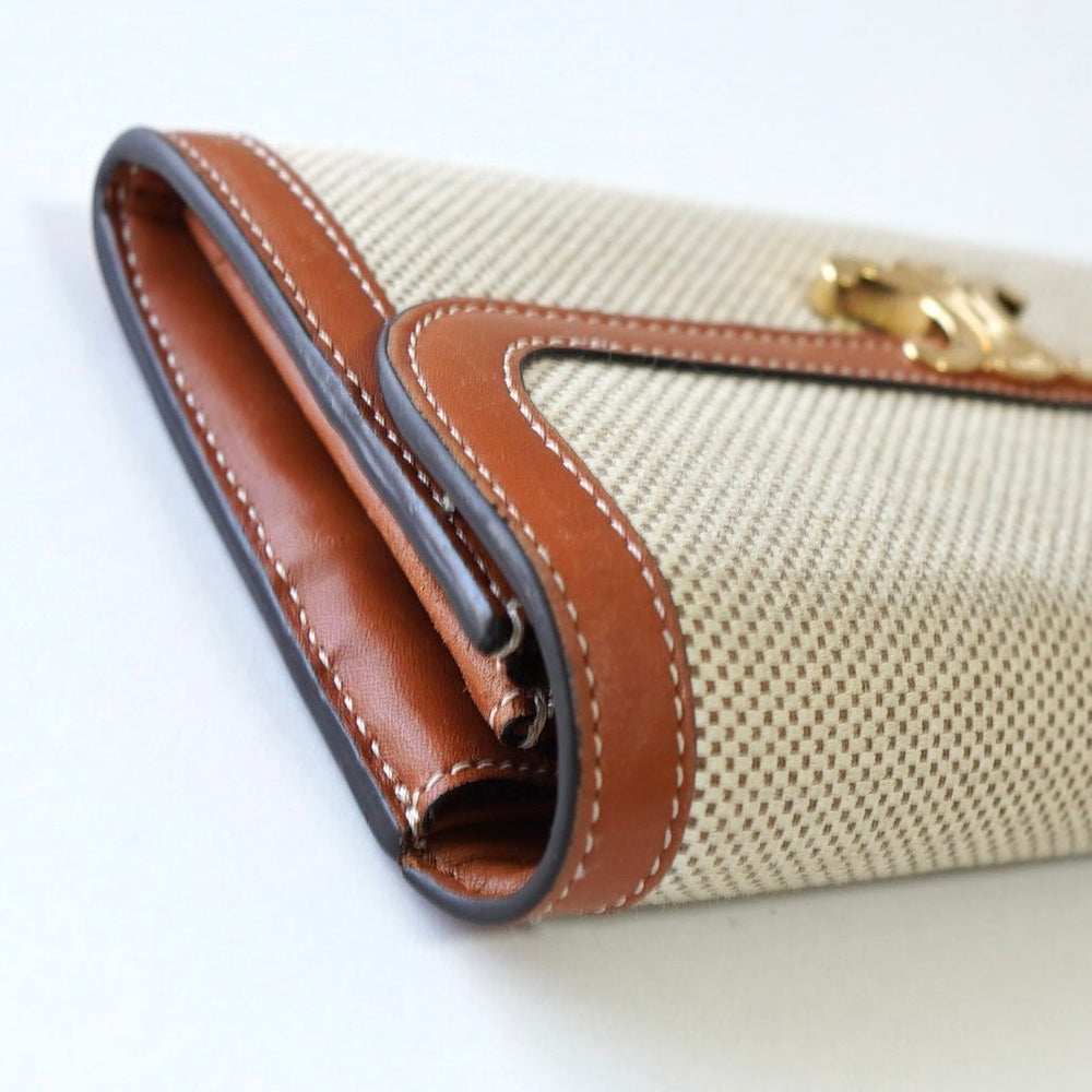 CELINE トリオンフ　キャメル CELINE(セリーヌ)トリオンフ財布 三つ折り財布 ユニセックス
