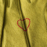 ヴィヴィアン ウエストウッド オーブ レザー口 手袋 グローブ ライム イエロー グリーン - NEWSED