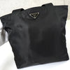 Prada 三角形徽标 Tessuto Pocono 尼龙黑色托特包