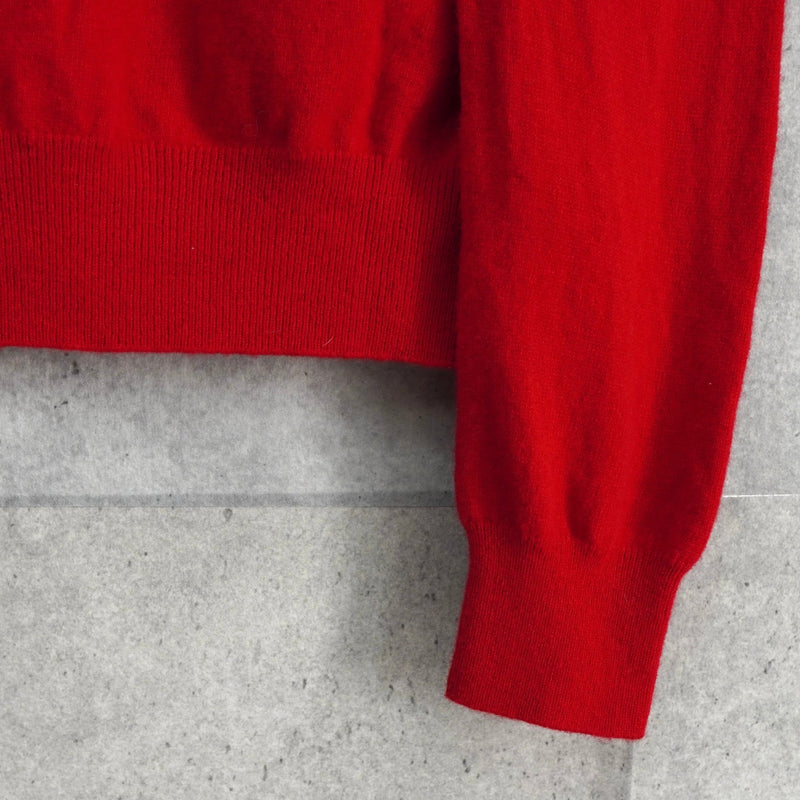 プレイ コム デ ギャルソン ハートロゴ ニット レッド - NEWSED