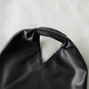 エムエムシックス メゾン マルジェラ レザー ジャパニーズバッグ スモール クラシック ハンドバッグ ブラック