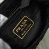 Prada 绗缝链条单肩迷你斜挎包 黑色/金色