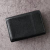 Balenciaga 徽标皮革三折钱包（黑色）