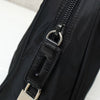 Prada Tessuto Pocono Nylon Triangle Logo Handbag in Black