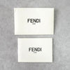 Fendi Zucca 小牛皮双色小包手机套棕色
