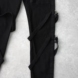 ディーシー コットン ボンテージパンツ ブラック レディース - NEWSED