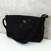 Chanel Coco Mark 绒面面料新颖单肩包 黑色