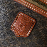 セリーヌ マカダム バニティバッグ ハンドバッグ ブラウン - NEWSED