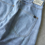 ヴィヴィアン ウエストウッド アングロマニア プリント デニム ジーンズ アイスブルー - NEWSED