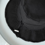 ジャックムス ロゴ フリンジ バケットハット 帽子 ブラック - NEWSED