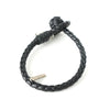 Bottega Veneta 黑色 Intrecciato 皮革手链