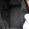 Old Gucci Sherry Line Suede and Leather Handbag in Brown