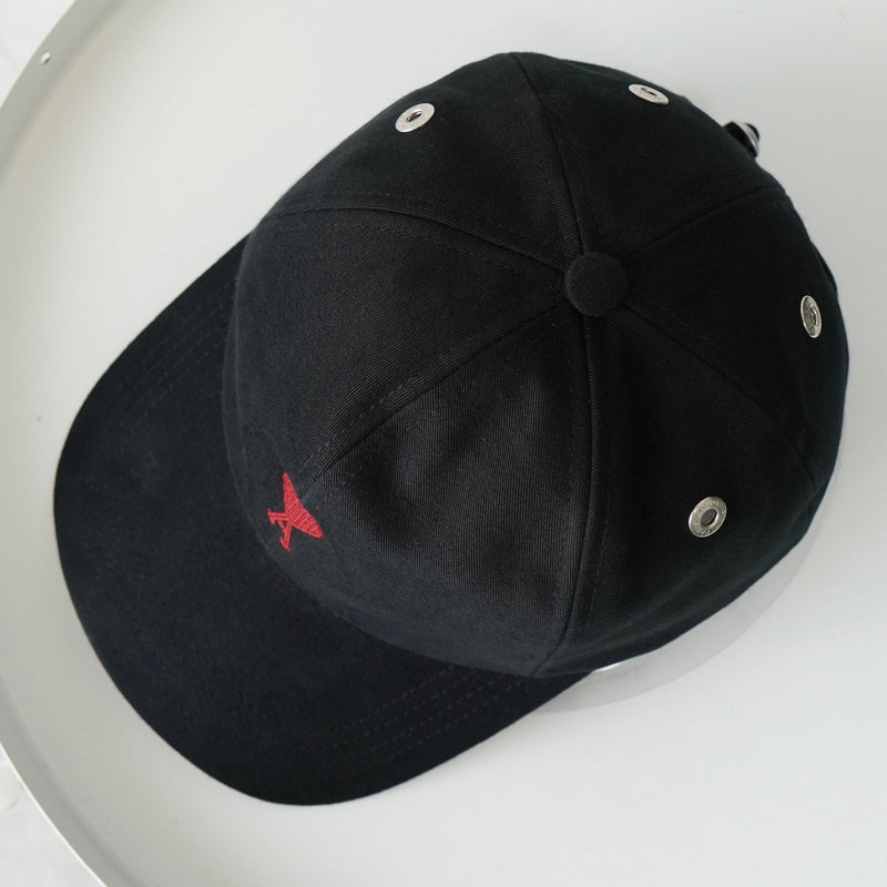 アミパリ アミ パリス ハートロゴ キャップ ブラック - NEWSED