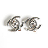 シャネル ココマーク ターンロック イヤリング シルバー - NEWSED
