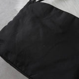 プラダ ポコノ テスート ナイロン トライアングルロゴ ハンドバッグ トートバッグ ブラック - NEWSED