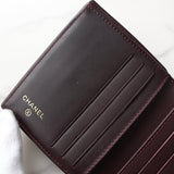 シャネル マトラッセ キャビアスキン 二つ折り財布 ブラック - NEWSED