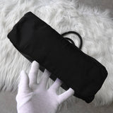 プラダ ポコノ テスート ナイロン ハンドバッグ トライアングルロゴ ブラック - NEWSED