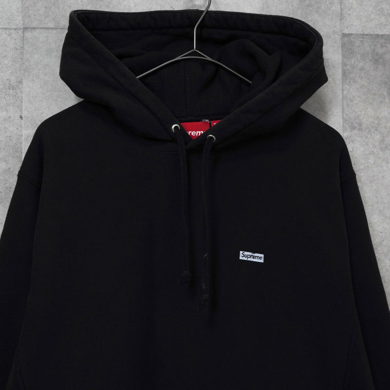 シュプリーム スモールボックスロゴ パーカー フーディー ブラック - NEWSED