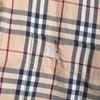 Burberry 米色马标刺绣 Nova 格纹短袖衬衫