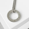 セリーヌ ヴィンテージ サークルロゴ シルバー ネックレス