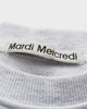 マルディメクルディ フラワー スウェット グレー レディース