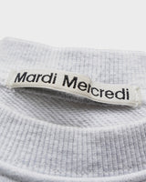 マルディメクルディ フラワー スウェット グレー レディース - NEWSED