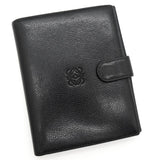 ロエベ アナグラム レザー 二つ折り財布 ブラック - NEWSED