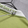 Burberry 复古徽标刺绣长袖 Polo 衫（绿色）