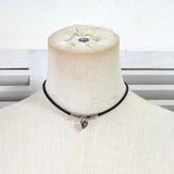 エルメス ヴィヴィリテ ハート カデナ ブレスレット チョーカー ブラック / シルバー - NEWSED