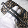 Dior Vintage Trotter 帆布迷你波士顿包（海军蓝）