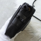 ロエベ ヴィンテージ アナグラム ナッパレザー ショルダーバッグ ポシェット ブラック - NEWSED