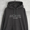 マハグリッド ロゴ パーカー チャコールグレー