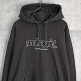 マハグリッド ロゴ パーカー チャコールグレー - NEWSED