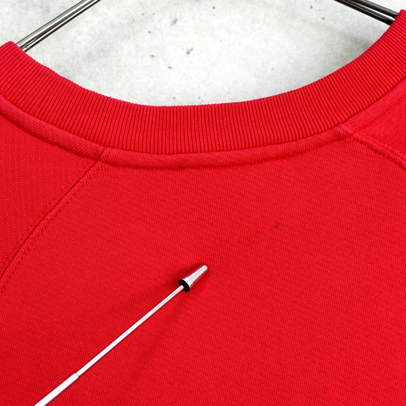 メゾン キツネ フォックスヘッド スウェット レッド - NEWSED